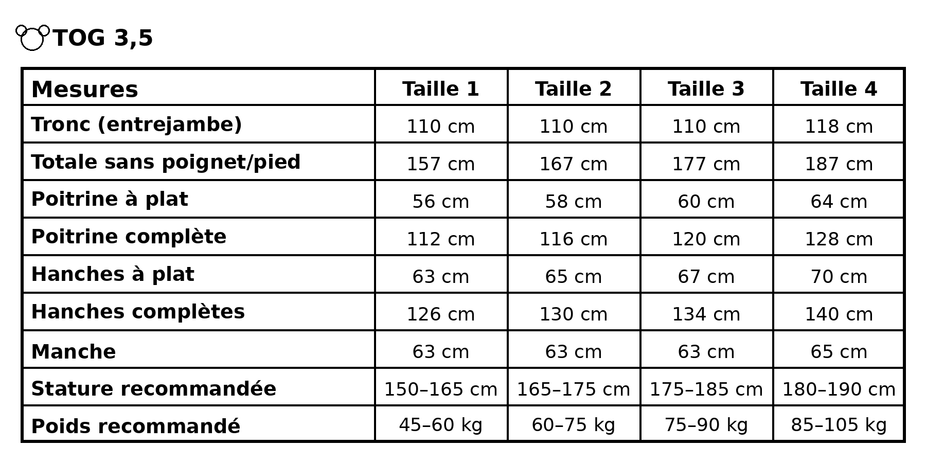 Gigoteuse avec ouvertures pour allaitement TOG 3,5 Taille 1, 2, 3, et 4 | - MAÏA