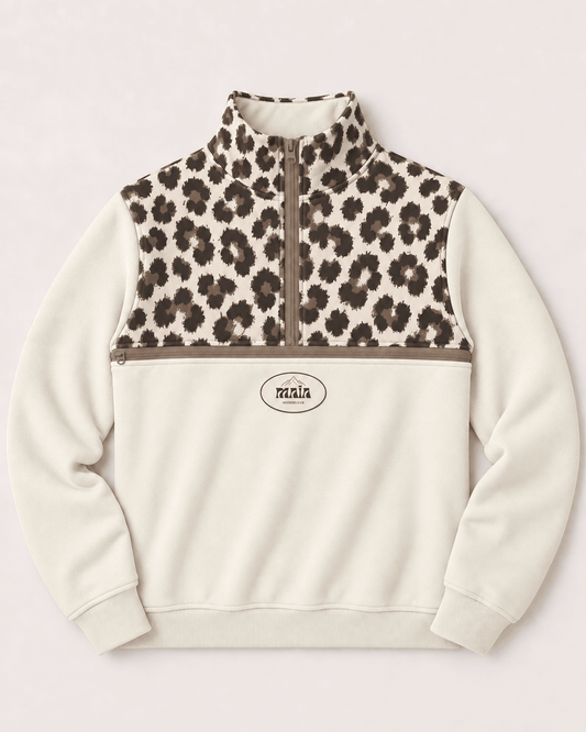 Sweat d'allaitement MAÏA | Léopard - PRÉCOMMANDE | - MAÏA