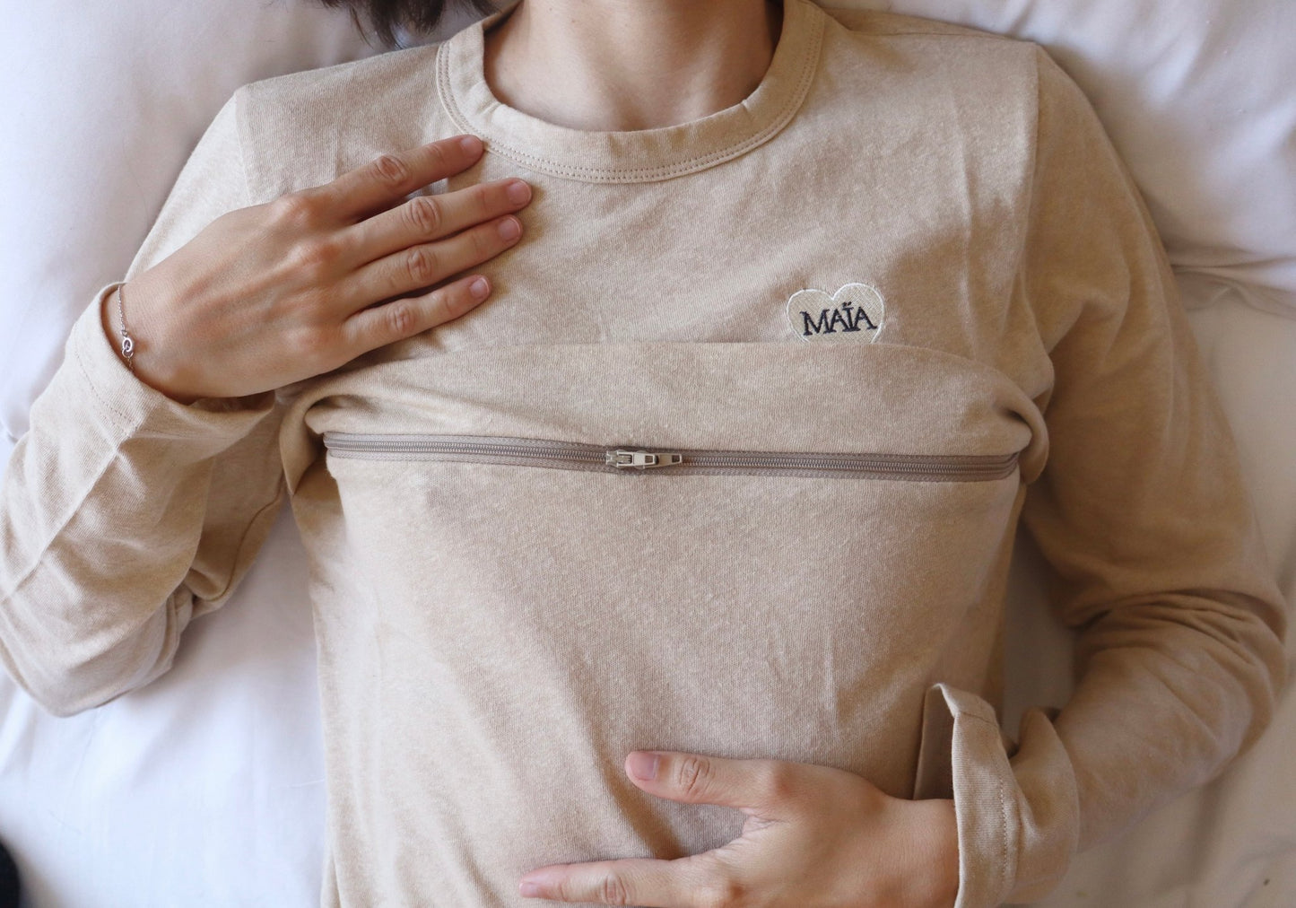 T-shirt d’allaitement | Haut de pyjama MAÏA | - MAÏA